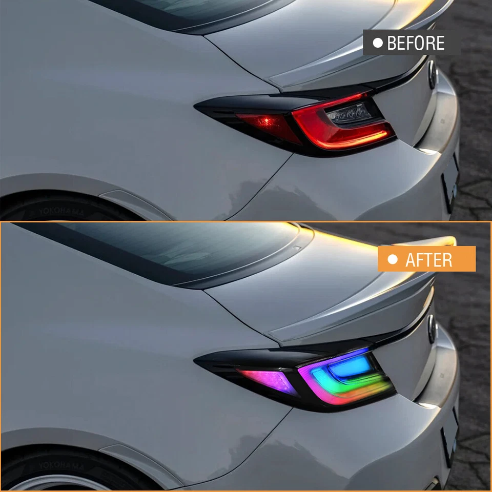 Luz trasera LED color humo RGB para Toyota GR86 / Subaru BRZ 2022-2024 luces traseras Foto 3 de 4