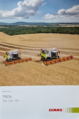 CLAAS  LANDMASCHINEN  PROSPEKT  MÄHDRESCHER  TRION  750  730  720  NEU