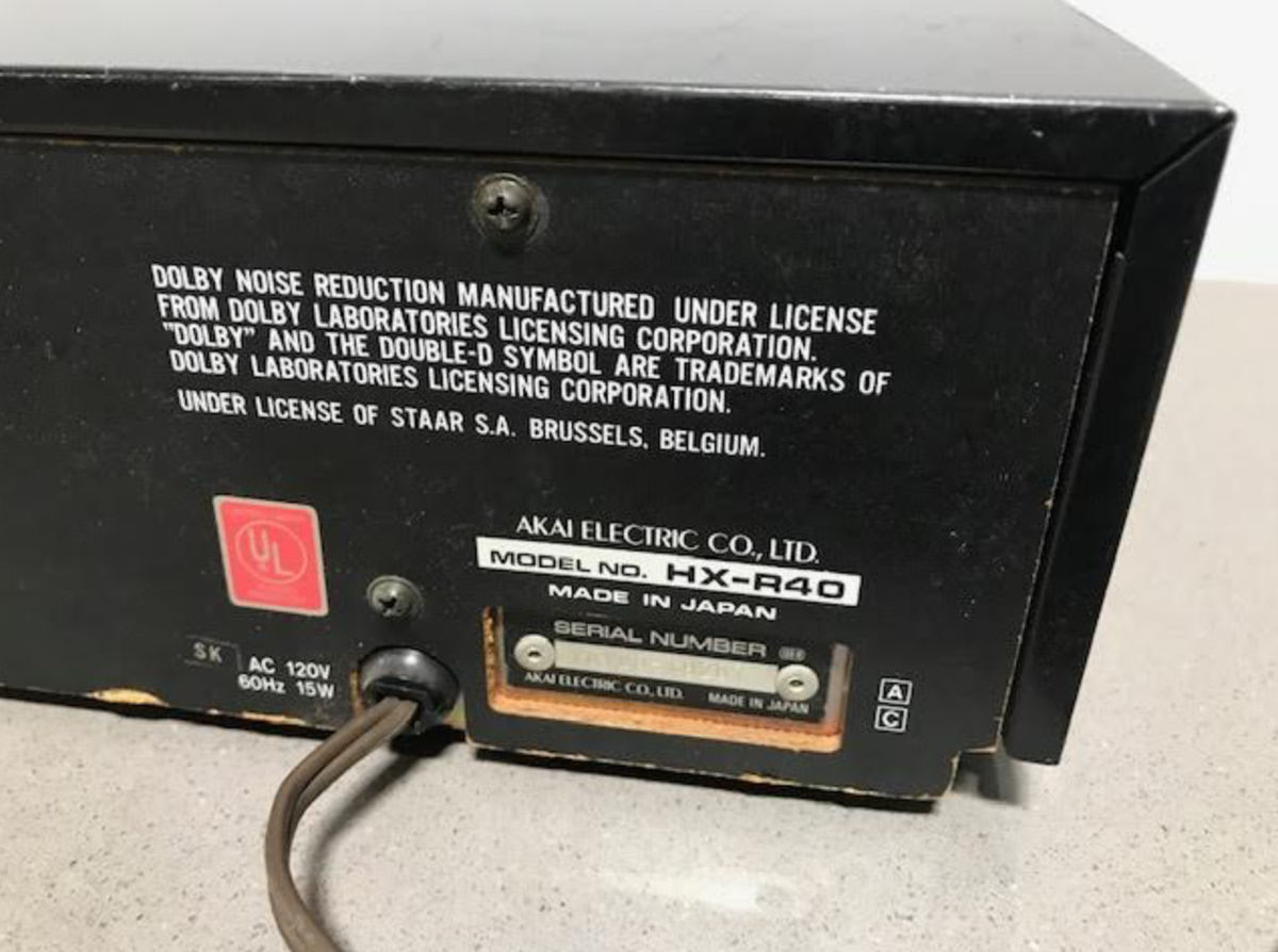 Akai HX-R40 Vintage Stereo Cassette Deck | eBay
