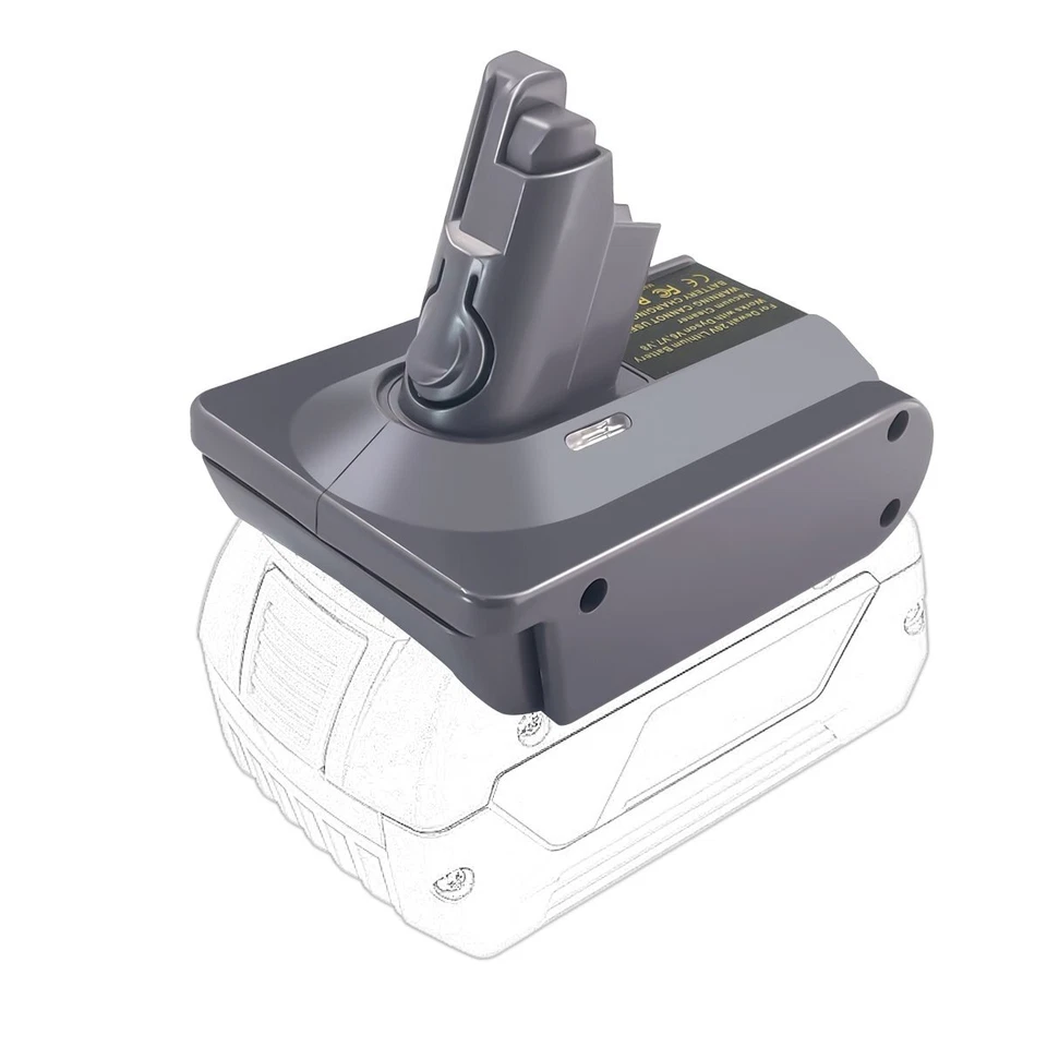 Adaptador de batería convertidor para aspiradora Bosch 18V a aspiradora Dyson V6/V7/V8 nuevo