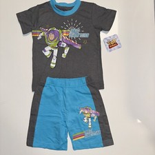 Buzz Lightyear Toy Story Boys 2-Piece Short Set Size 3T new