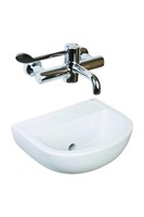 Rak Ceramics Com38bassnho Compact 38 Cm Special Needs Horizontal Outlet Basin... Rak Ceramics Com38bassnho Compact 38 Cm Special Needs Horizontal Outlet Basin...