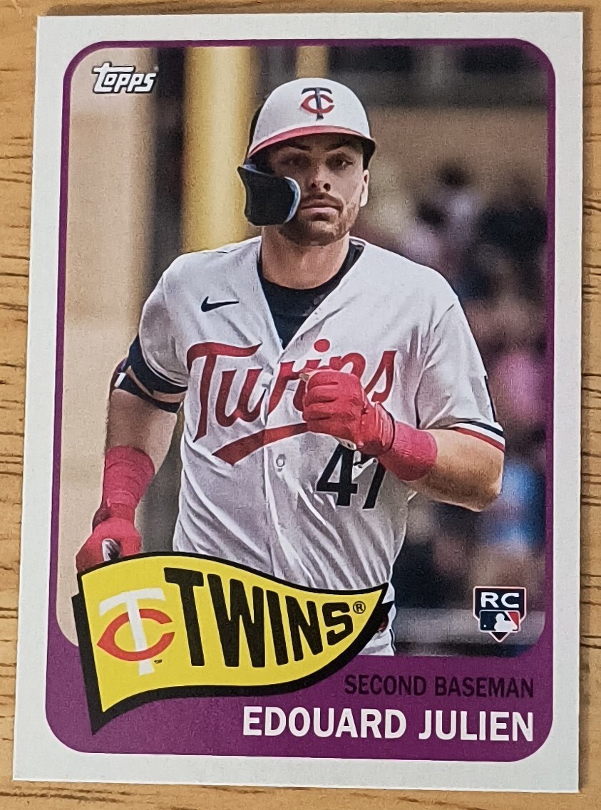 2023 Topps Archives #142 Edouard Julien RC Minnesota Twins
