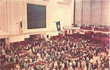 New York City New York New York Stock Exchange Nation's Market Place Postcard