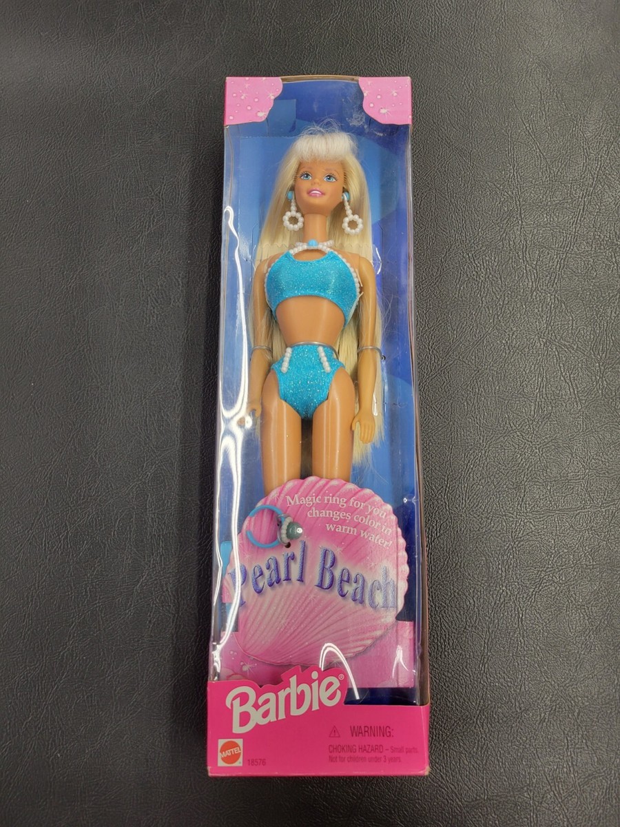 Pearl Beach Barbie Doll Magic Color Changing Ring 1997 Mattel