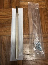 10 - Amerdeco Knurled Champagne Cabinet Pulls 9.1 In (7 In Hole Center)  ZH0022