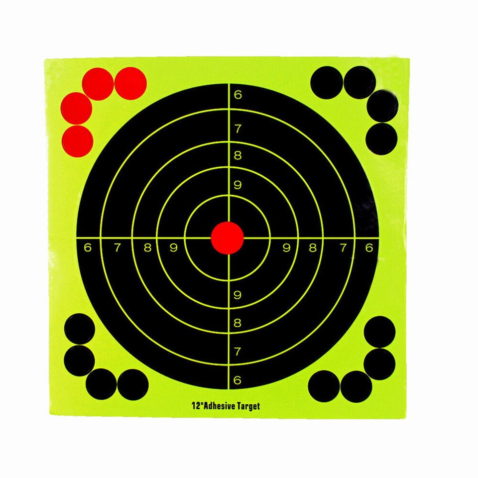 1050Pcs 12inch SelfAdhesive Paper Shooting Targets Splatter Hunting