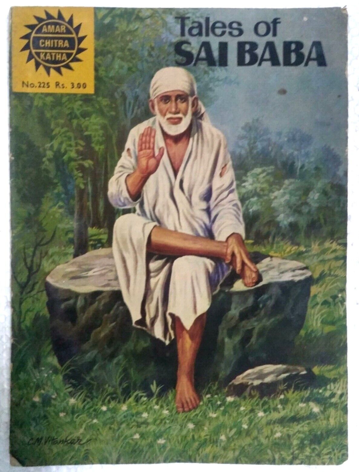 INDIA AMAR CHITRA KATHA COMICS : TALES OF SAI BABA 1980 ORIGINAL ...