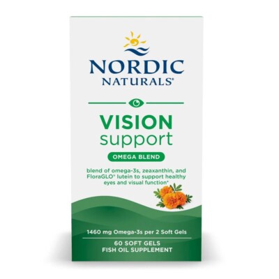 Nordic Naturals Vision support 60 Softgels (610,67 EUR/kg)