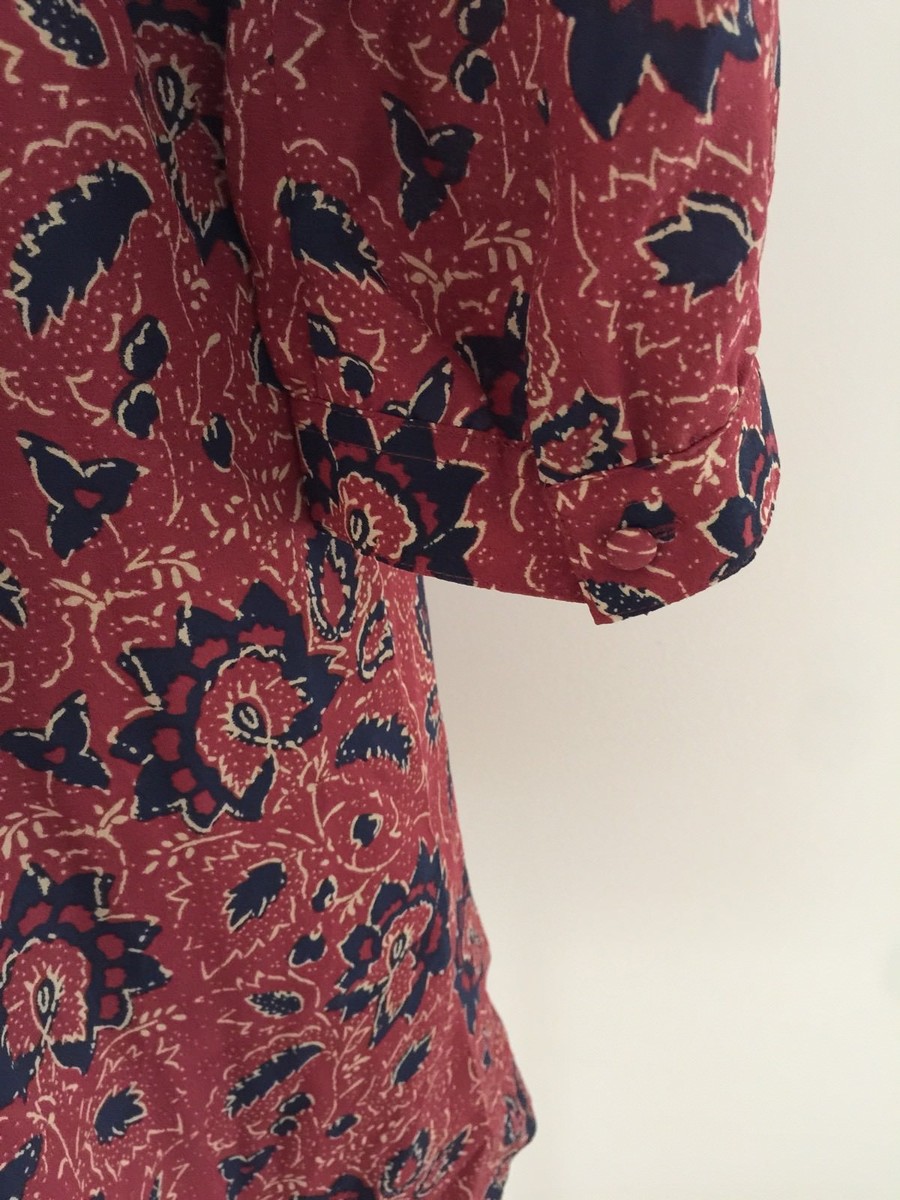 madewell silk lace-up dress in assam floral print Bardot Peplum Midi Dress main image 1