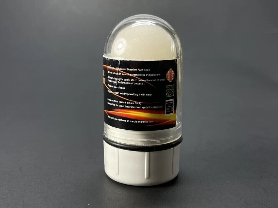 Desodorante Natural Alum Cuerpo Axilas Eliminador de Olores Antitranspirante Barra de Potasio Foto 4 de 4