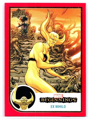 2022 Upper Deck Marvel Beginnings Vol. 2 Series 1 #166 EX NIHILO Red Supernova