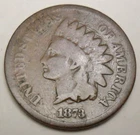 1873 P Indian Head Cent / Penny  *G - GOOD*  **FREE SHIPPING**