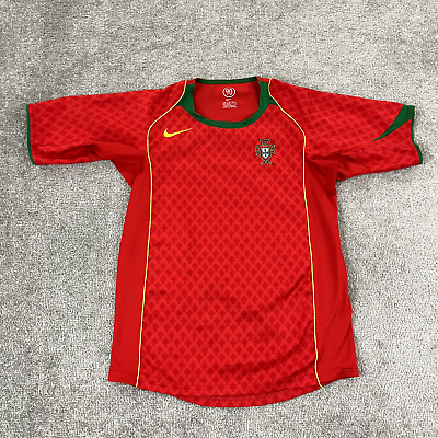 PORTUGAL 2004 2005 HOME FOOTBALL SHIRT SOCCER JERSEY NIKE PORTUGAL 2004 2005 HOME FOOTBALL SHIRT SOCCER JERSEY NIKE