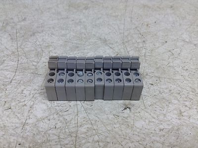 Phoenix Contact E-UK Gray Grey Din Rail Wire Terminal EUK Lot of 10 