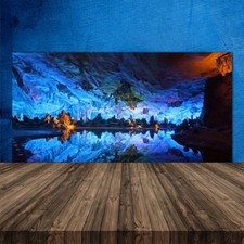 Crédence de cuisine en verre Panneau 120x60 Paysage Montagne Lac