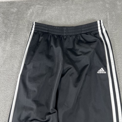 Adidas Track Pants Youth Large Snap Button Tearaway Athletic Striped - Picture 5 of 14