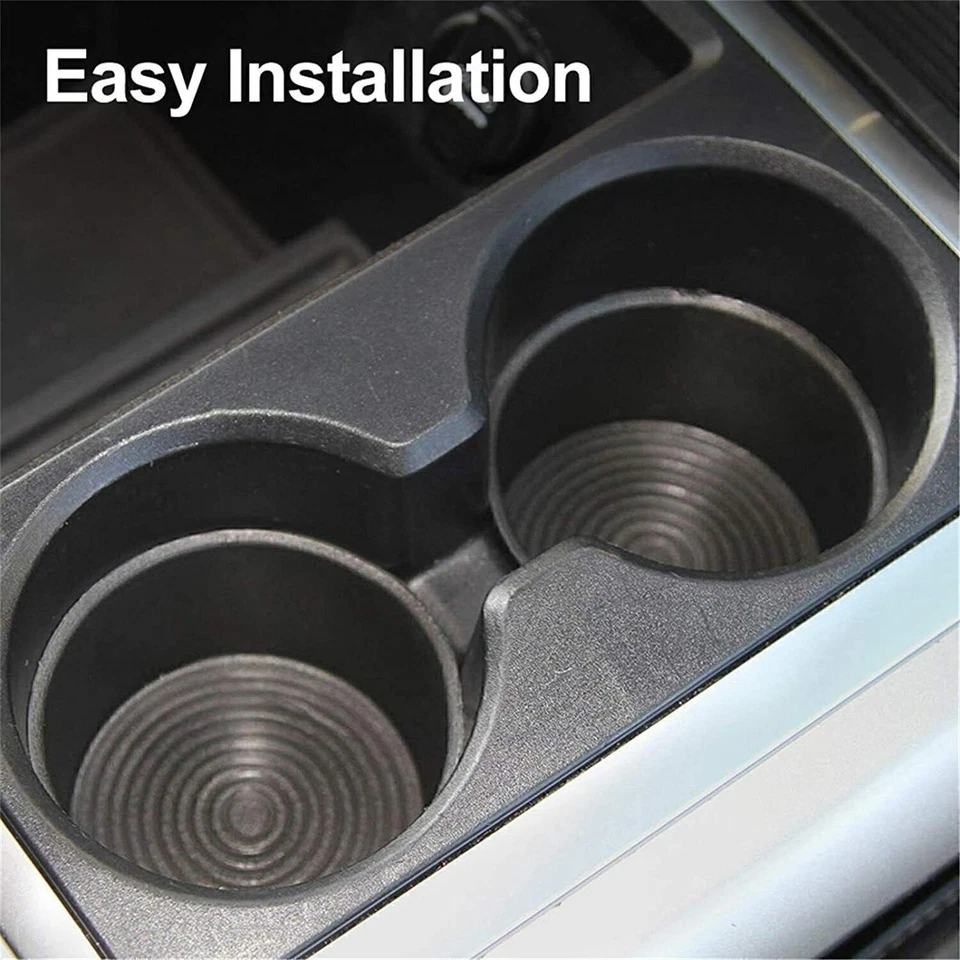 Portavasos inserto de goma para Dodge Ram 1500 2500 3500 2009-2018 trabajo pesado Foto 4 de 4