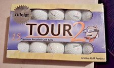 15 Pack Recycled Titleist Tour 2 Speed Golf Balls