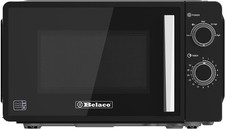 Belaco 800W Microwave Compact Size Microwave Oven with Manual Control, 10 Power