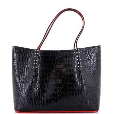 Christian Louboutin クロコダイルレザー バッグ Christian Louboutin Cabarock Tote Crocodile Embossed Leather Large