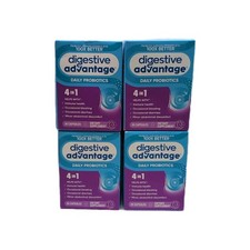 4 Schiff Digestive Advantage Daily Probiotic 30 Capsules Each. Exp 07/2027