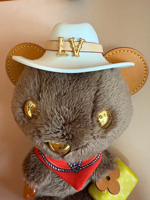 Louis Vuitton M03176 Bag Charm Key Holder LV Bear Rouge 5.3 inch