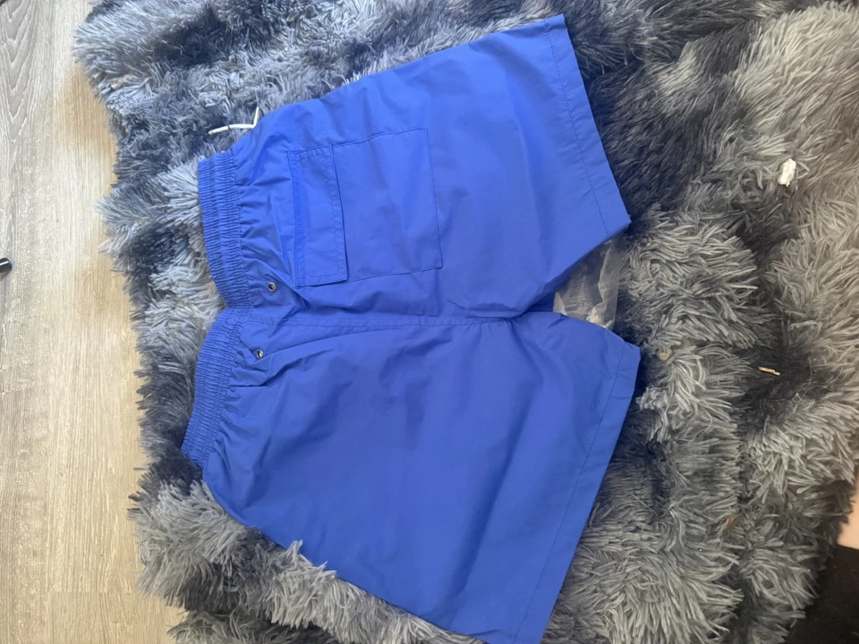 Short de bain Ralph Lauren - Taille M - Couleur bleu logo brodé jaune- Neuf  - Photo 1/4