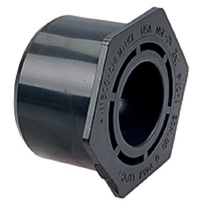 1-1/2'' X 3/4'' PVC Bushing SCH. 80 Slip x Socket  837-210 NIBCO CHEMTROL USA