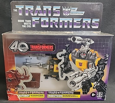 Ramhorn & Bombshell Transformers 40th Anniversary G1 Reissue Action Figures