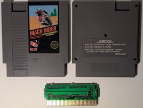 Mach Rider Nintendo Entertainment System NES Cleaned and Tested Works