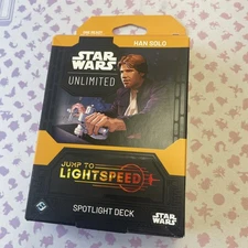 FFG  CCGs Jump to Lightspeed Spotlight Deck - Han Solo New Star Wars Unlimited