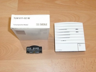 Siedle TLM 611-02 W Türlautsprecher Sprechanlage Analog 6+ n TLM611 LED NEU