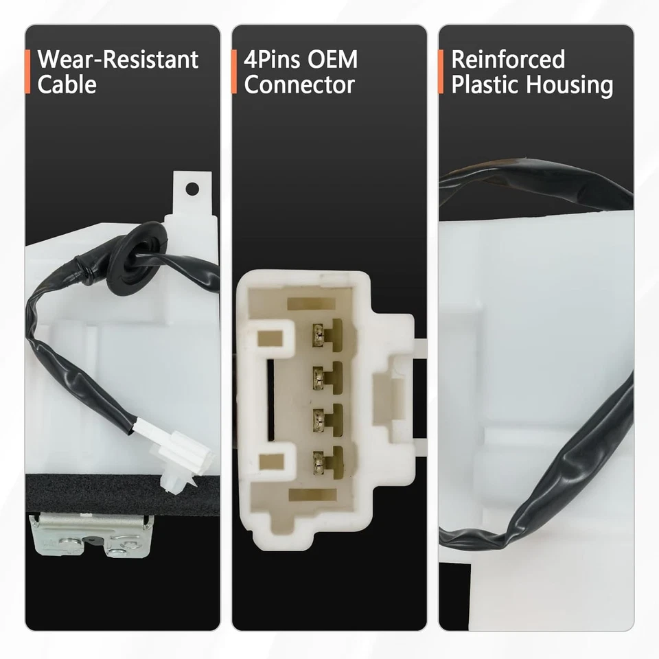 Rear Trunk Latch Actuator, Compatible with 2010-2021 Toyota 4runner, Rear...  - Image 3 of 4