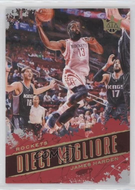 2017-18 Panini Court Kings Dieci Migliore James Harden #2 5jz