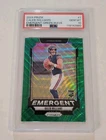 CALEB WILLIAMS 2024 Prizm GREEN WAVE EMERGENT 💎PSA 10💎Bears Rookie RC📈🔥HOT🔥