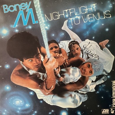 BONEY M VINYL LP  ALBUM  NIGHT FLIGHT TO VENUS  (ATLANTIC)