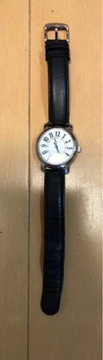 EPOS Swiss Automatic Watch White Dial Black Strap New Old Stock From Japan