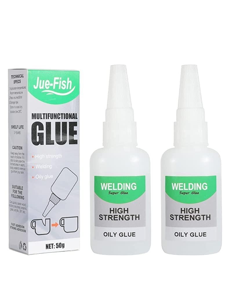 2x Jue-Fish 50g Welding High-Strength Oily Glue Universal Super Glue Gel