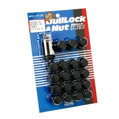 KYO-EI Bull Lock Bag Type 19HEX M12 x P1.25 for 5H Cars 20pcs P/N: 0653B-19