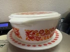 Pyrex Friendship Penn Dutch promo 475 with and lid and plate - A