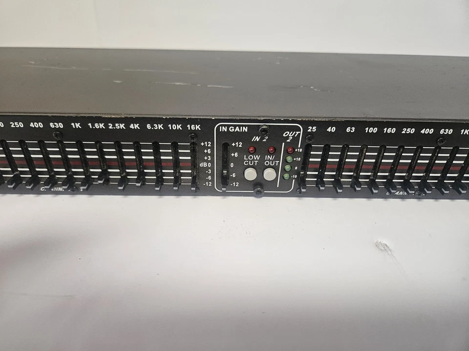 DOD SR430Qx, Stereo 15 Band Graphic Equalizer, Dual Work, Rack - Tested - Good - Image 3 of 4