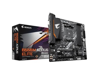Gigabyte B550M AORUS ELITE Mainboard - mATX Sockel AMD AM4