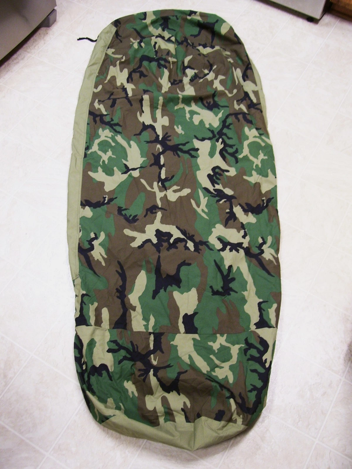US Military WOODLAND Bivy Cover Goretex Sleeping Bag Cover 8465-01-445-6274