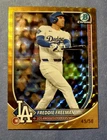 2025 Bowman Chrome - Freddie Freeman #33 Gold Geometric Refractor #45/50 Dodgers