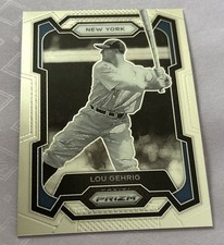2024 Panini Prizm Baseball MLB Lou Gehrig New York Yankees Card #109