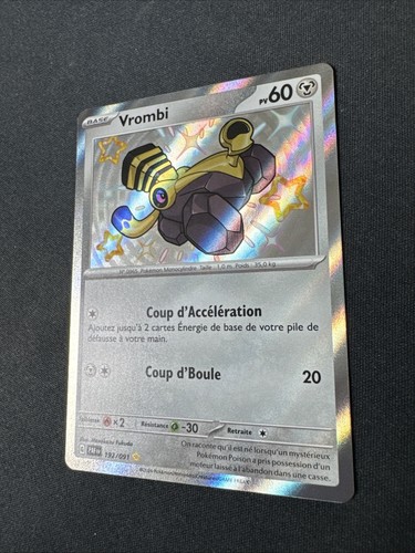 Carte Pokemon Vrombi Shiny 192/091 Destinées de Paldea EV4.5 Fr NEUF - Imagen 4 de 5
