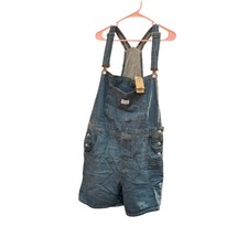 Levi's Vintage Women's Denim Shortall XL Overall Shorts