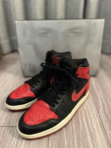 NIKE Men 8.0US 2001 Air Jordan 1 Retro Bred Us8