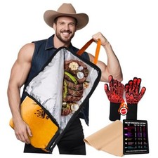 BBQ Gifts for Men, BBQ Blanket for Resting Meat, Grilling Gifts for Him on